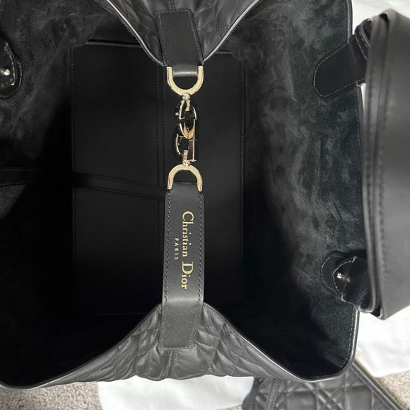 DIOR MEDIUM BLACK TOUJOURS BAG - Picture 3 of 13